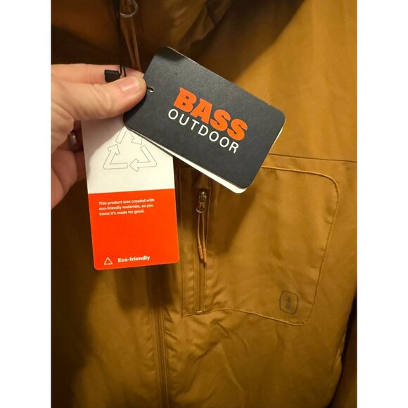 Bass Outdoor Mens XL Water-Resistant Insulated Jacket BDry & BFlex Tech Adjust - Picture 7 of 9